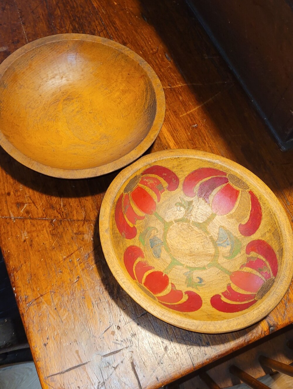 Vintage Wooden Bowl Set
